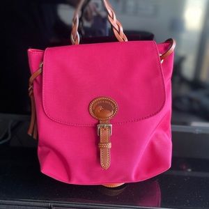Brand new never used Dooney & Bourke nylon flap backpack